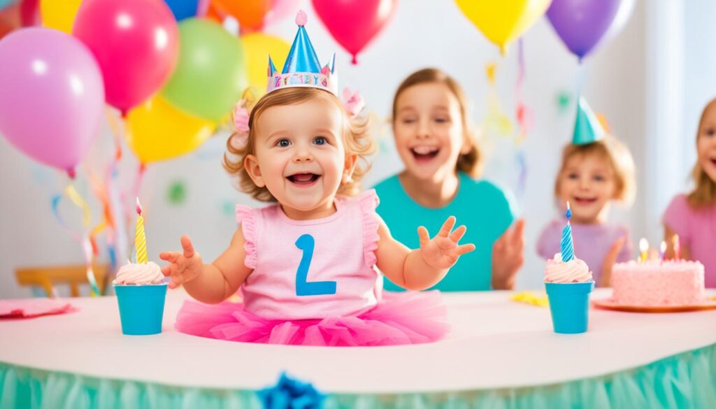 2 year old girl birthday celebration